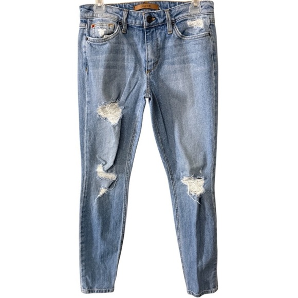 Joe's Jeans Denim - 𝐉𝐎𝐄’𝐒 𝐒𝐊𝐈𝐍𝐍𝐘 𝐀𝐍𝐊𝐋𝐄 𝐃𝐈𝐒𝐓𝐑𝐄𝐒𝐒𝐄𝐃  𝐉𝐄𝐀𝐍𝐒